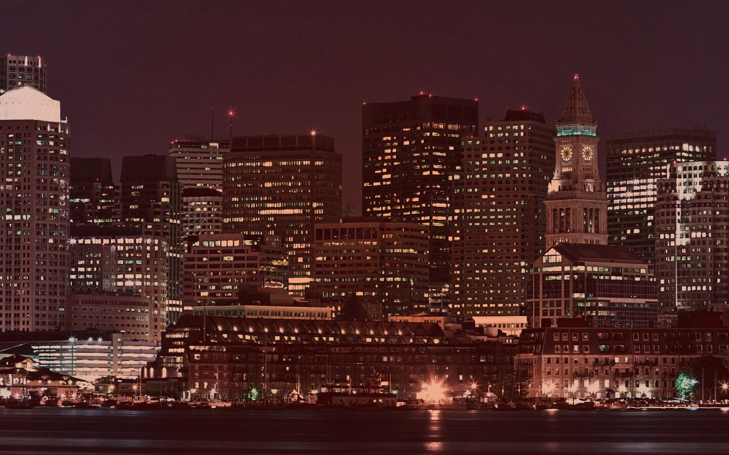 Панорама города обои