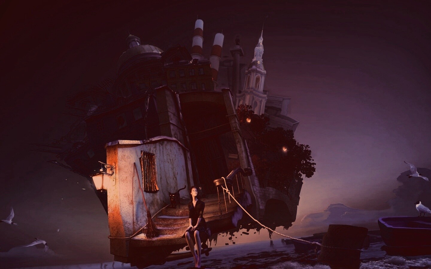 Мрачный Питер обои