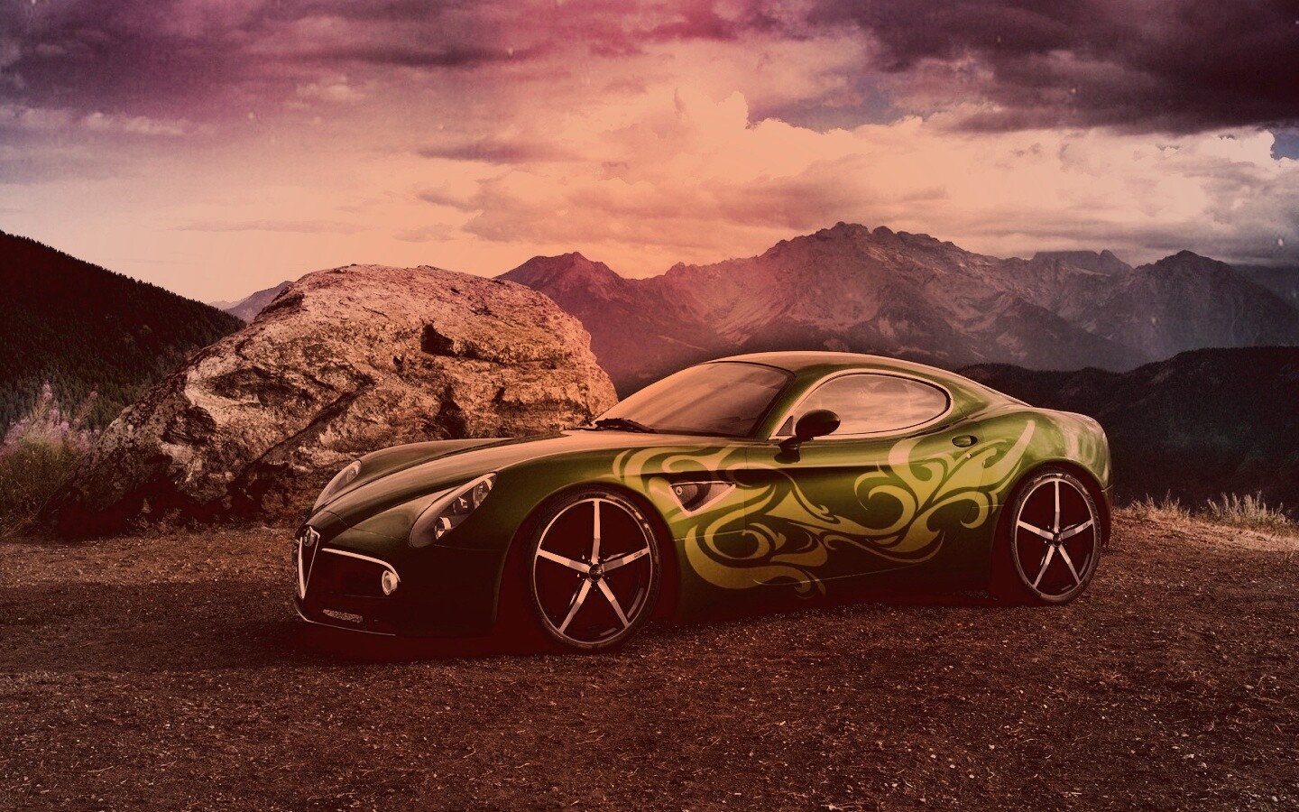 Альфа-ромео обои