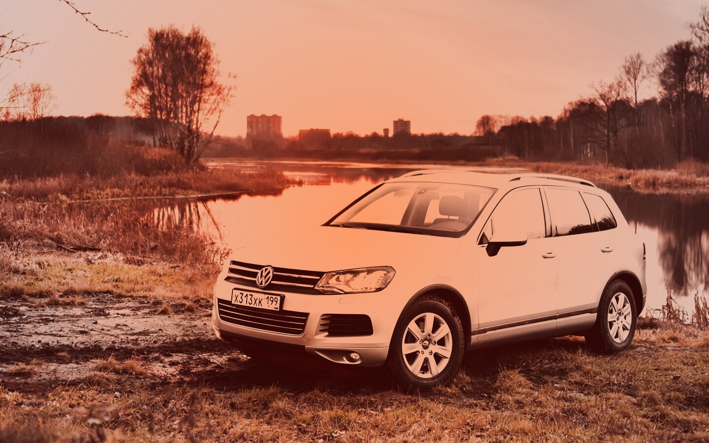 Озеро и Туарег обои