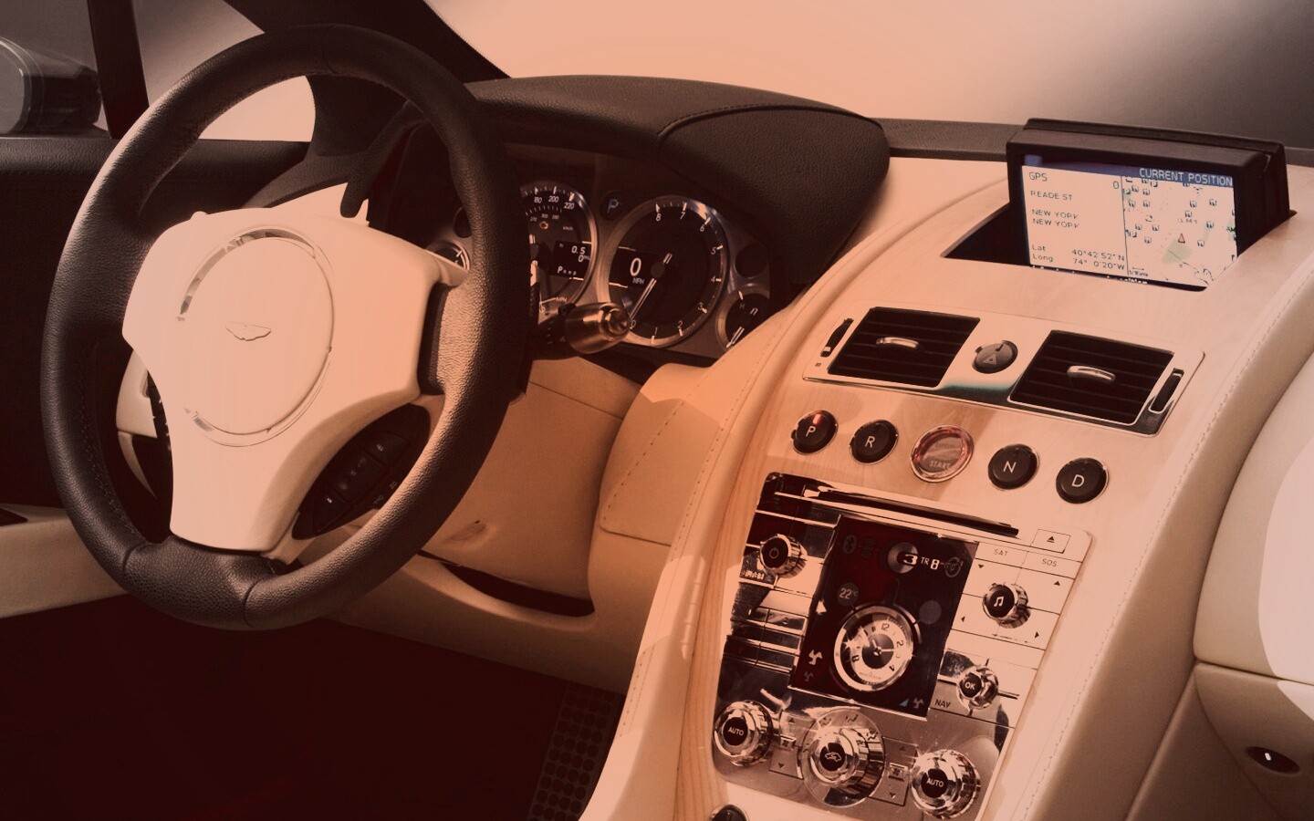 Салон Астон Мартина обои