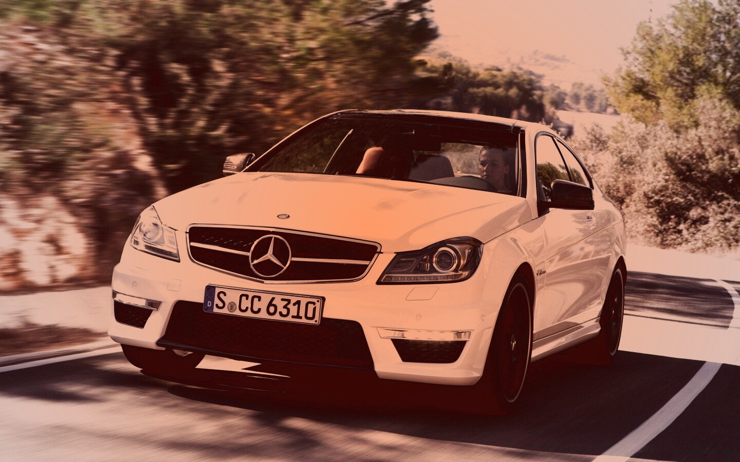 Mercede C63 обои