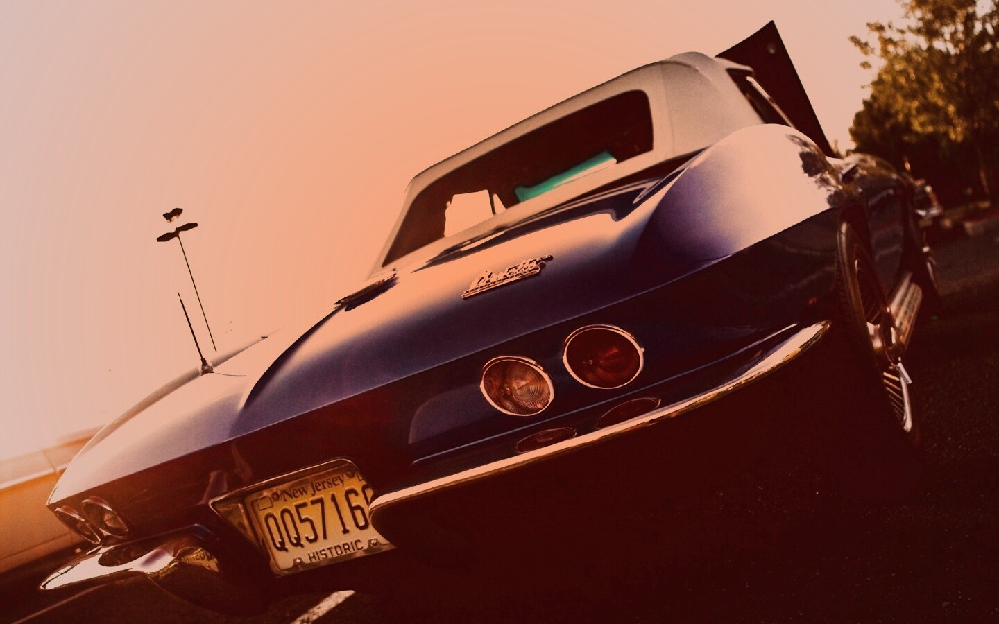 Ретро Chevrolet Corvette обои