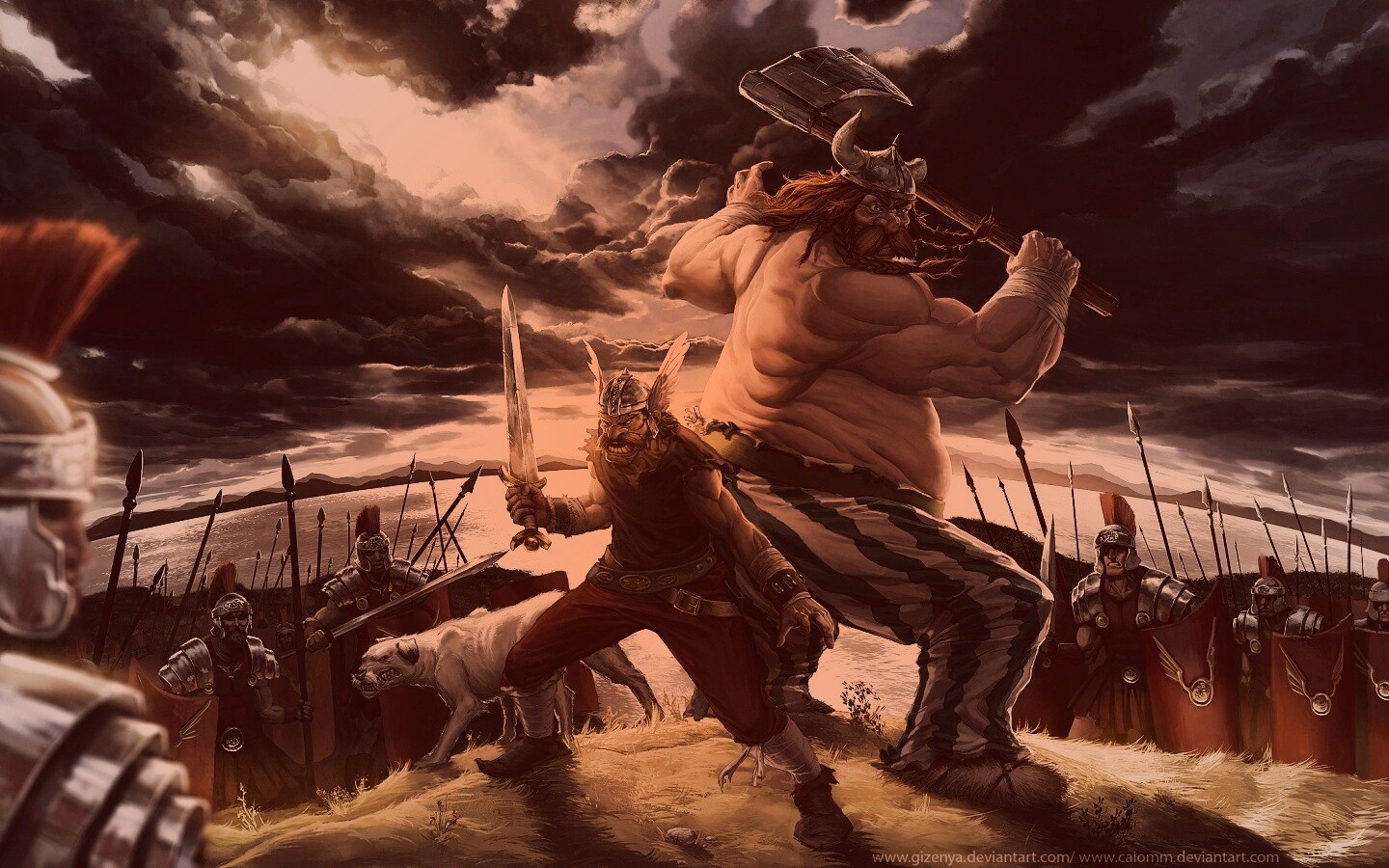 Астерикс и Обеликс по взрослому обои