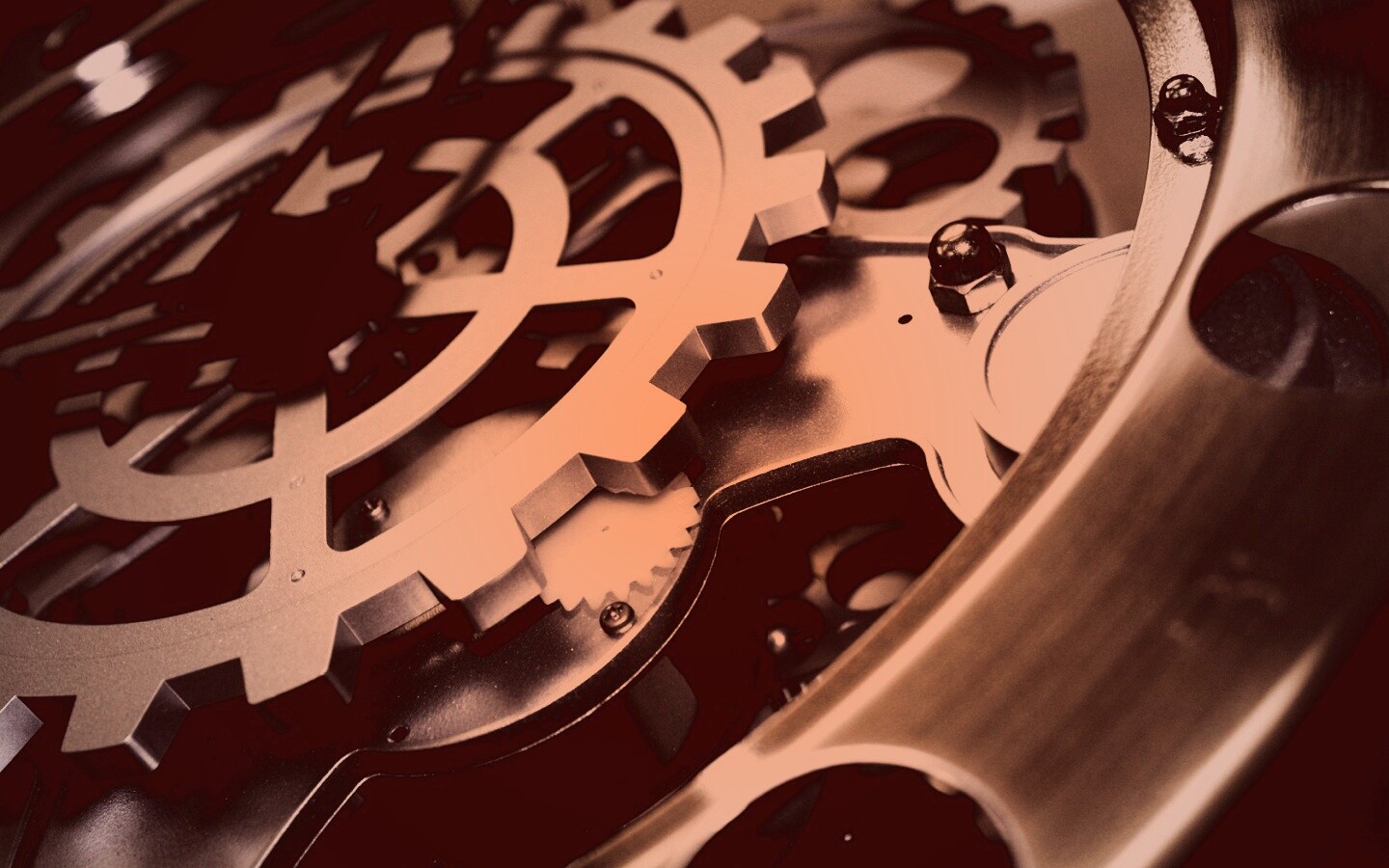 Механизм часов обои