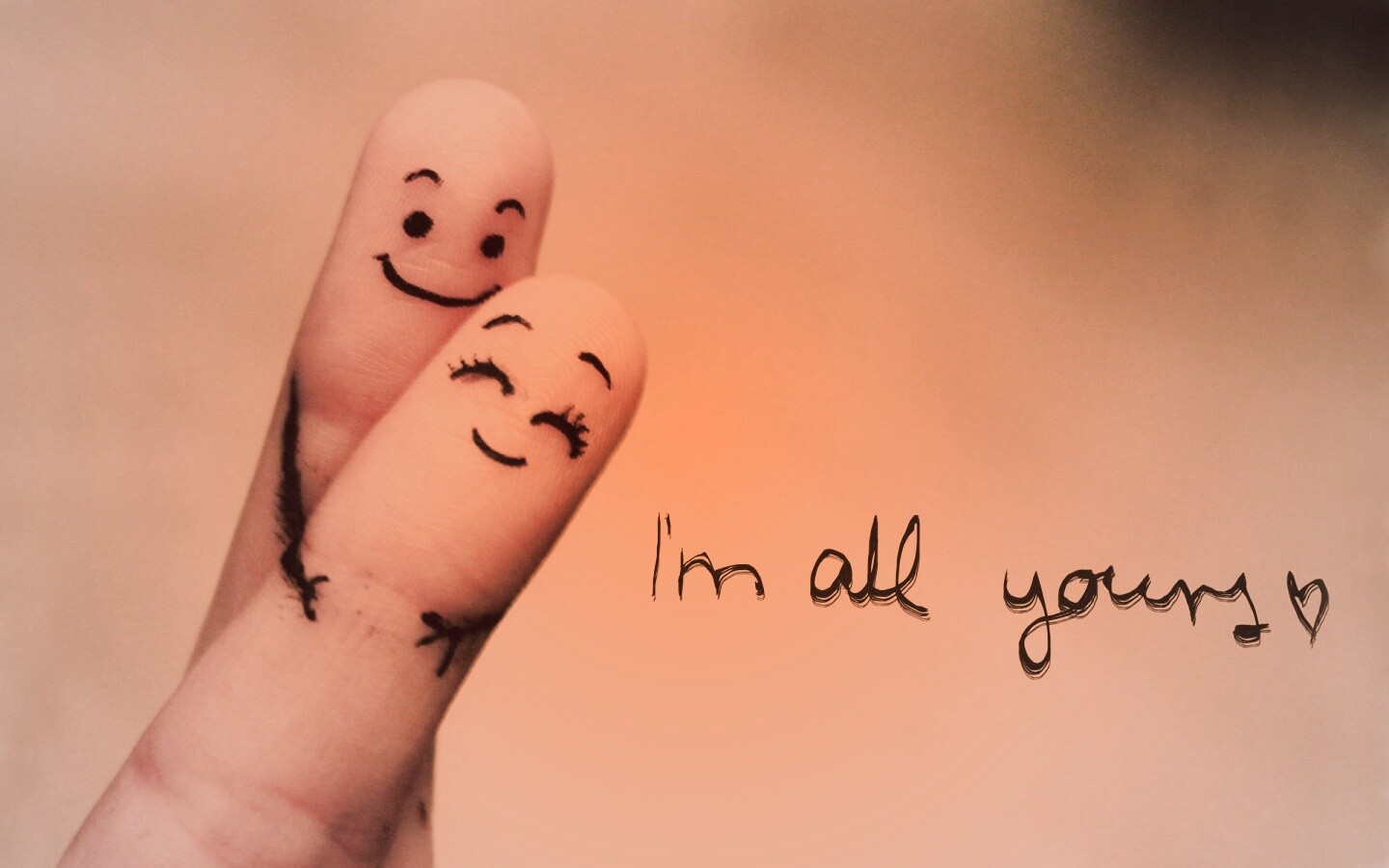 I"m all yours! обои