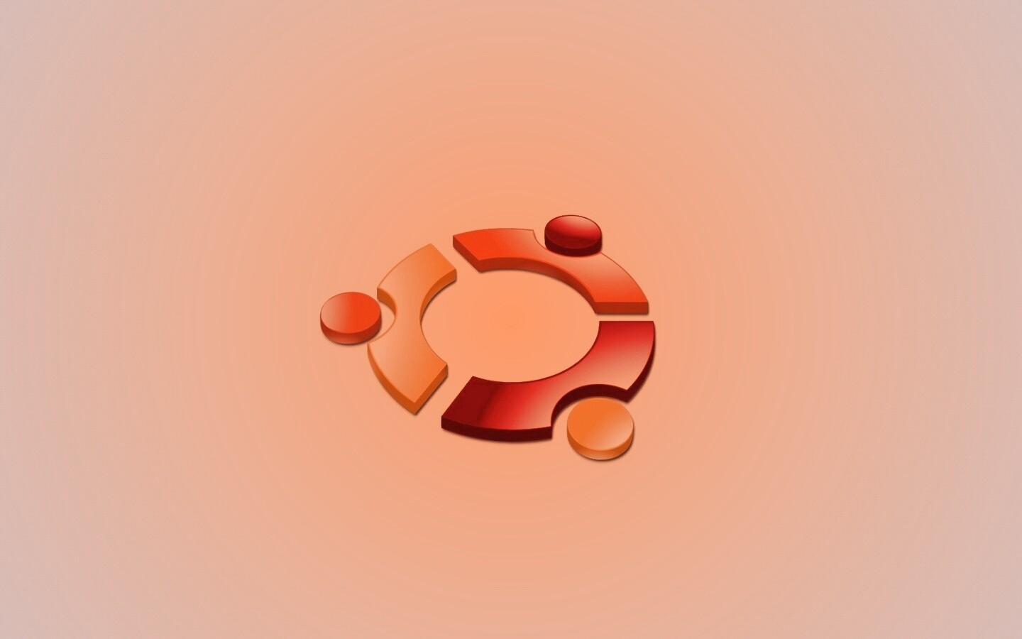 Официальный логотип Убунту обои