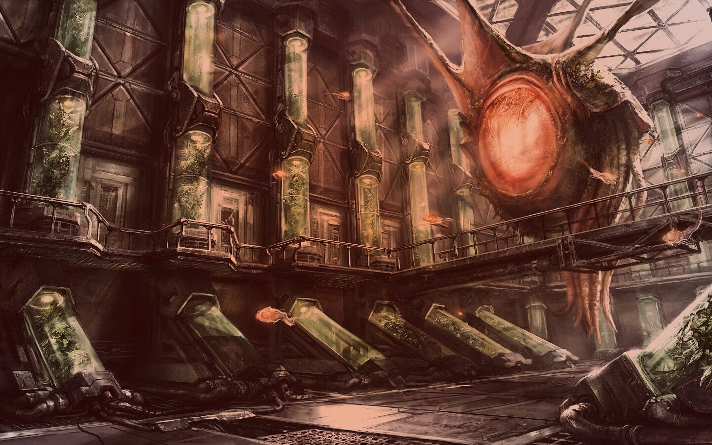 Саркофаги и нечто обои