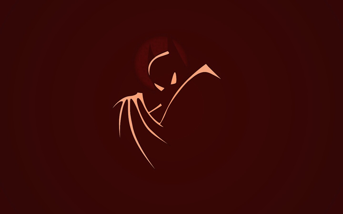 Логотип мультфильма о Бэтмене обои