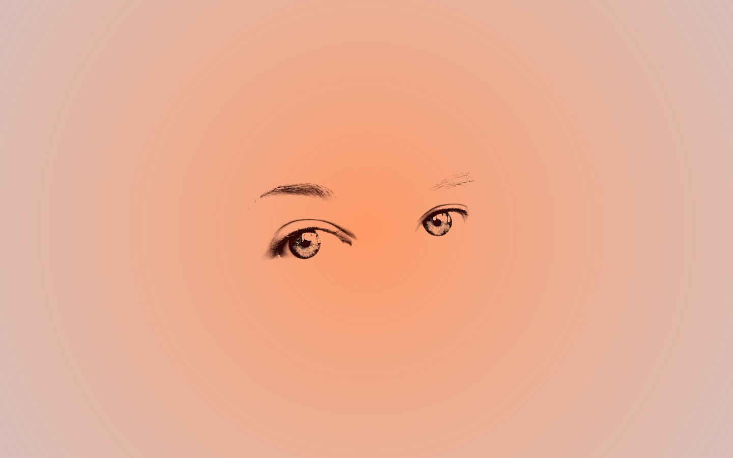 Глаза на белом фоне обои