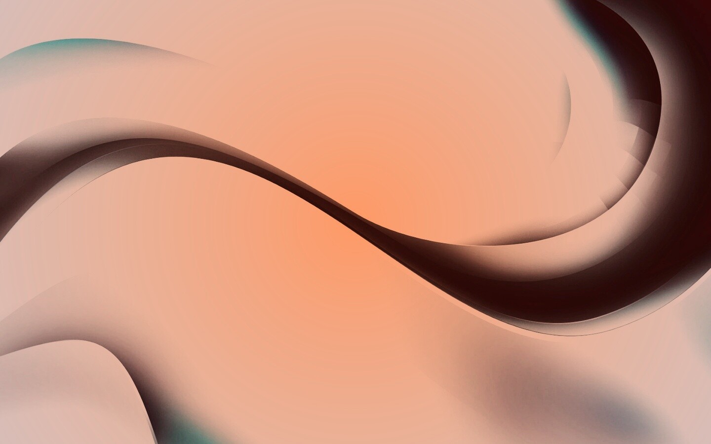 Волнистая графическая абстракция обои