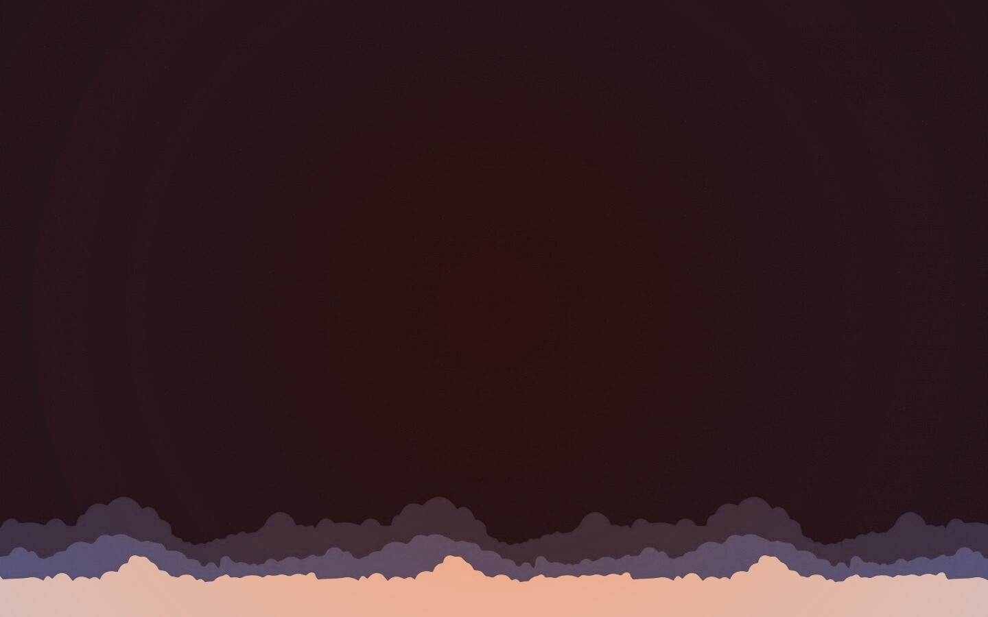 Над облаками в векторном стиле обои