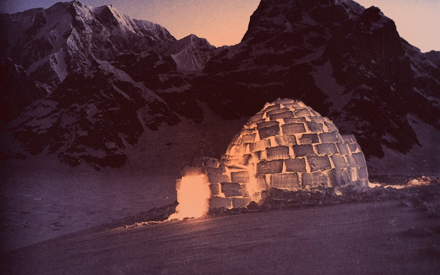 Иглу изо льда обои