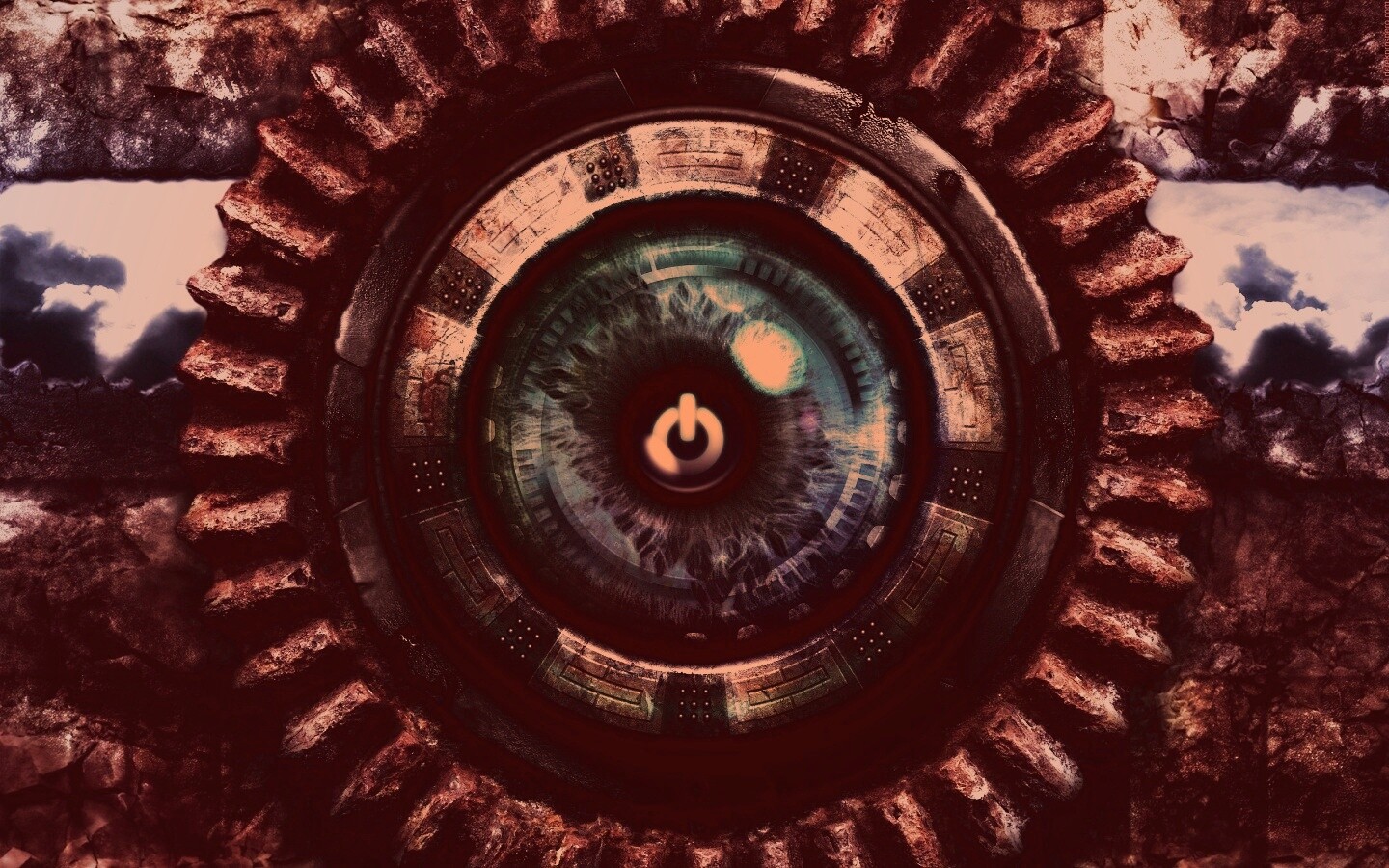 Фэнтезийная кнопка выключения обои