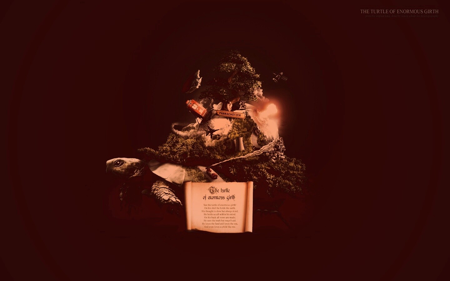 Огромная в обхвате черепаха обои