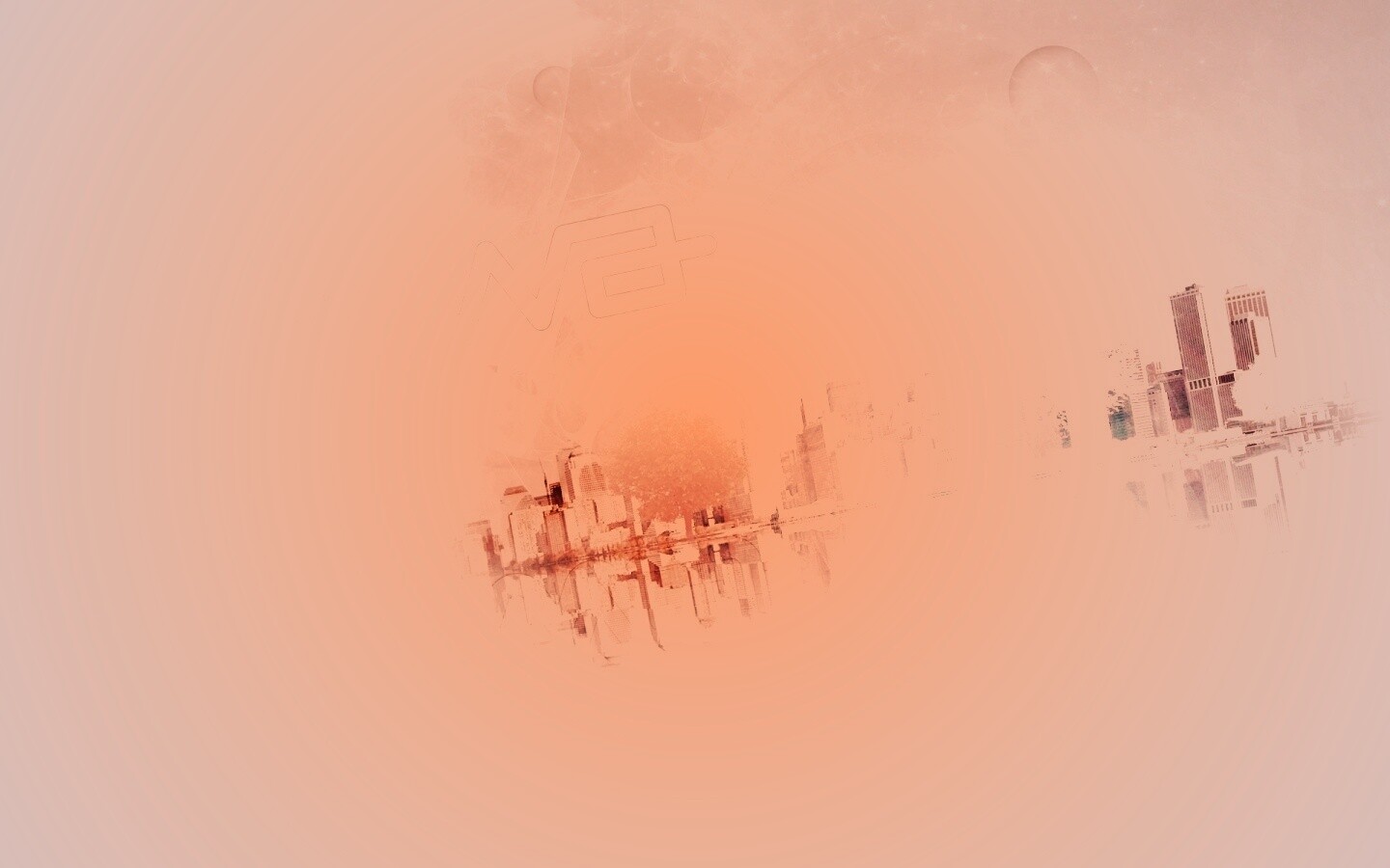 Абстрактный город обои