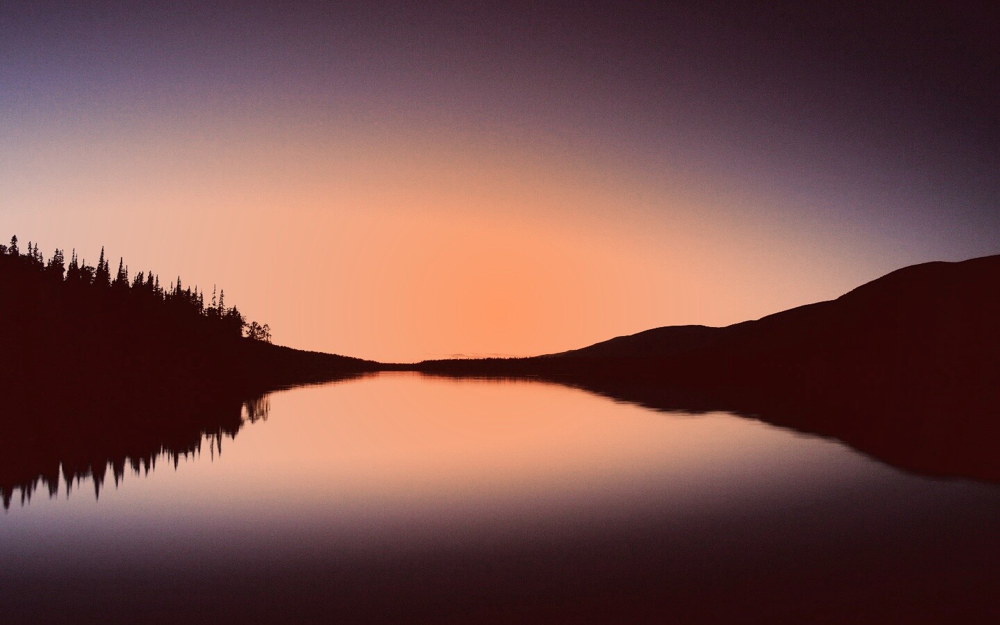 Гладкое озеро обои