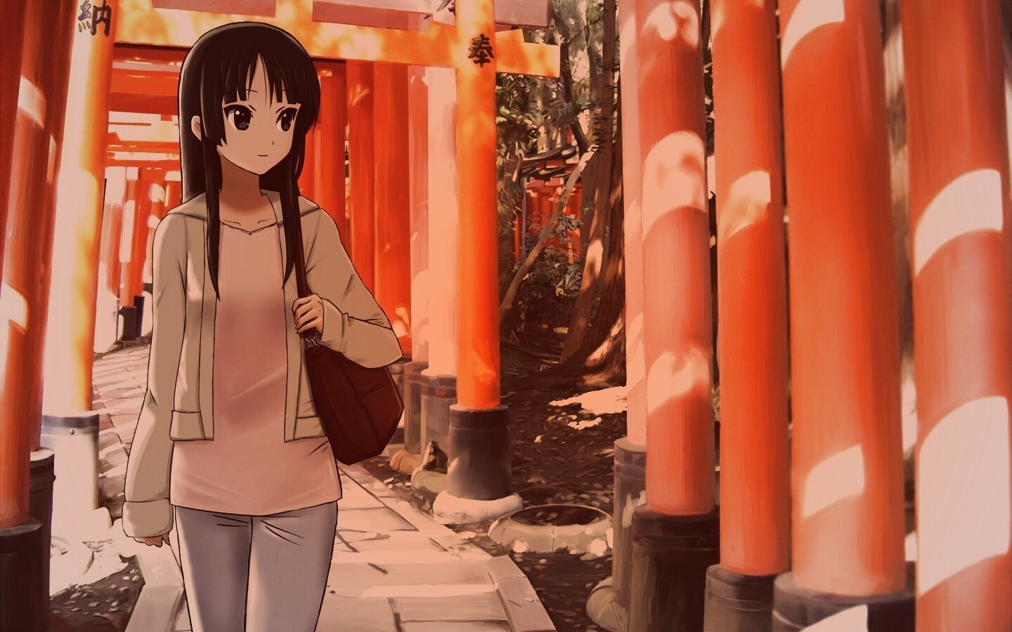 Акияма Мио обои