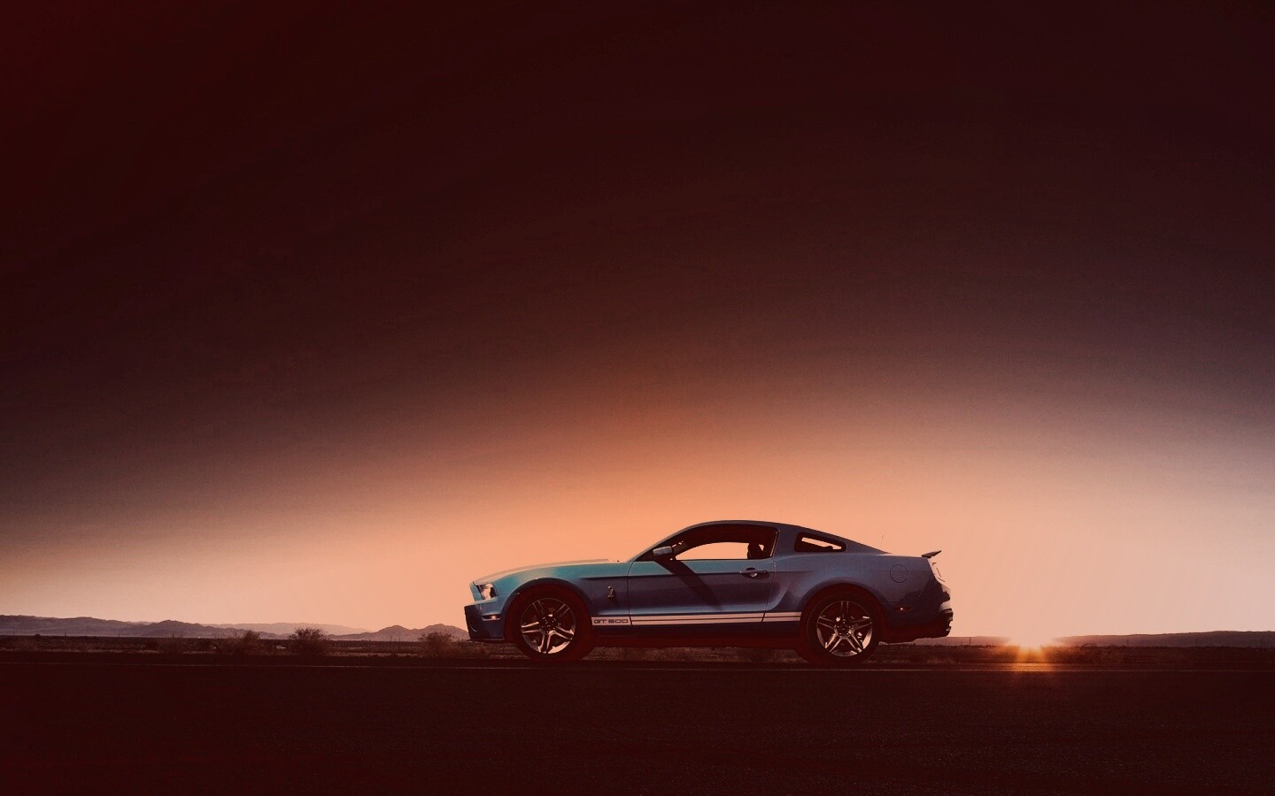 Синий форд мустанг обои