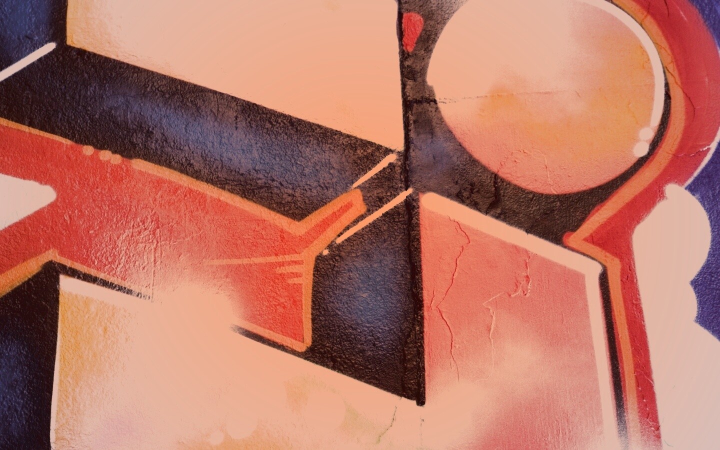 Граффити на стене обои