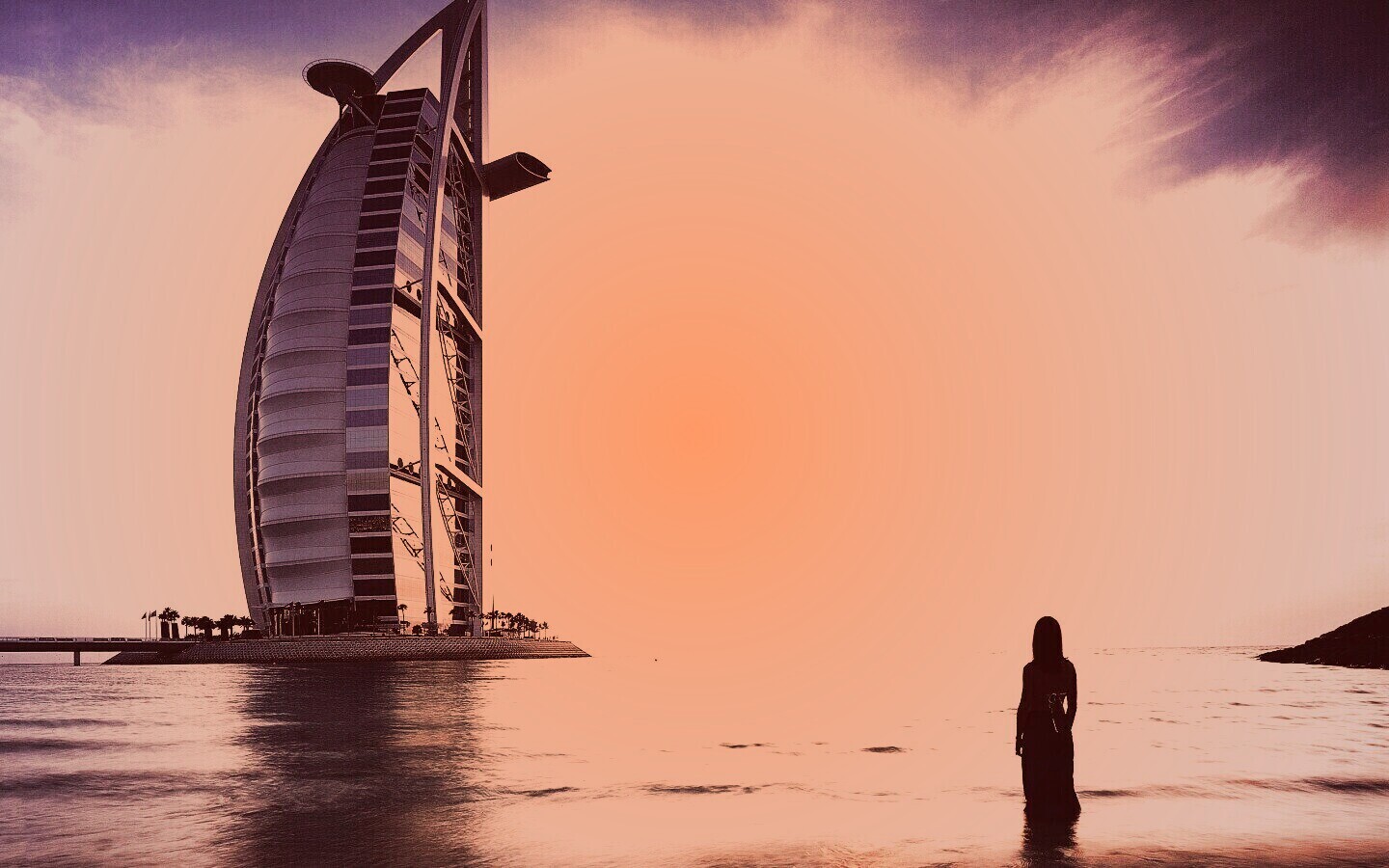 Бурдж Аль Араб в Дубае обои