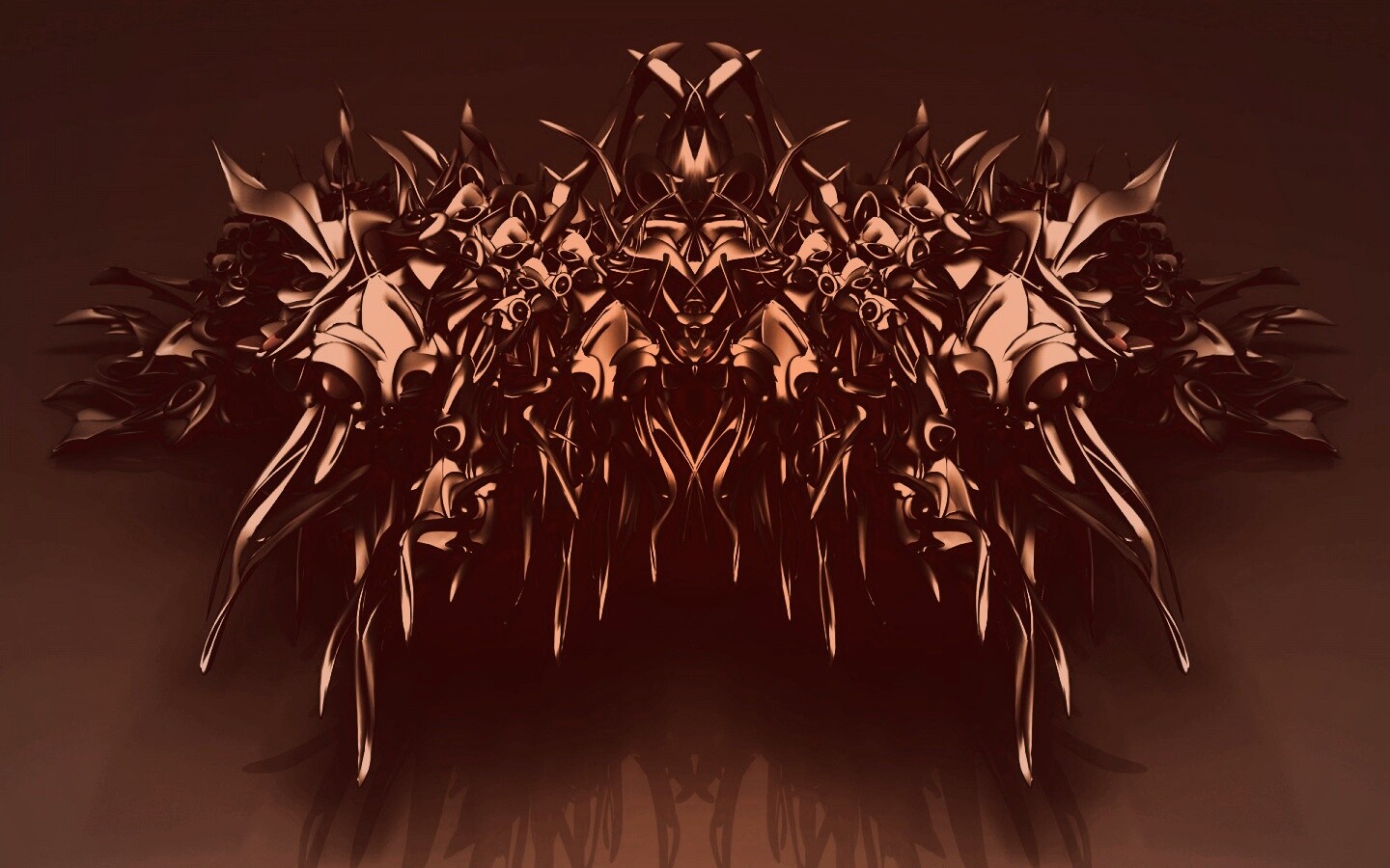 Страшная трехмерная абстракция обои