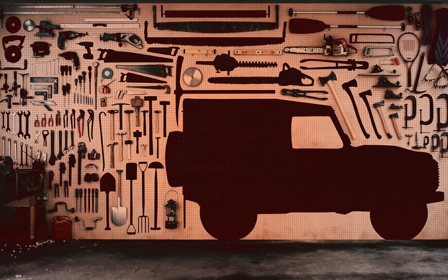 Типичный гараж обои