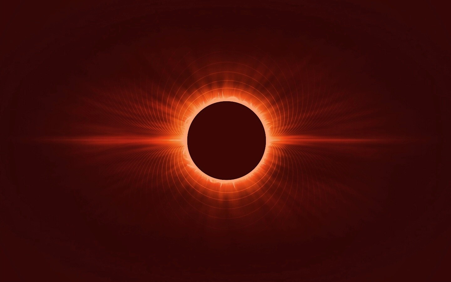 Солнецное затмение обои