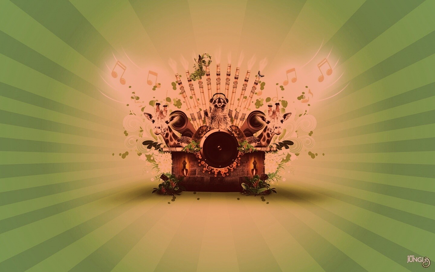 Музыка джунглей обои