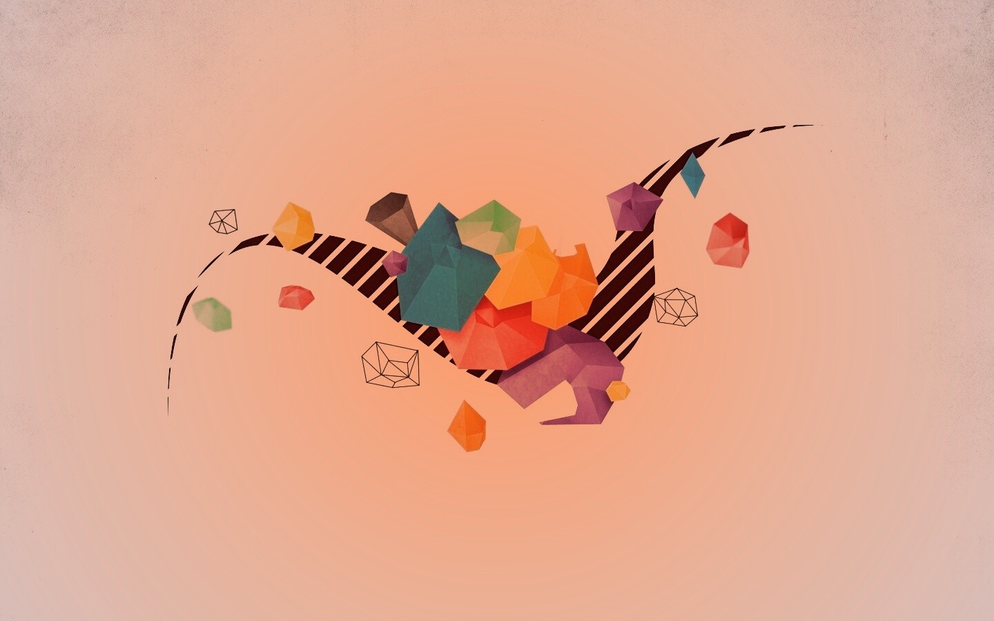 Полет абстрактной фантазии обои