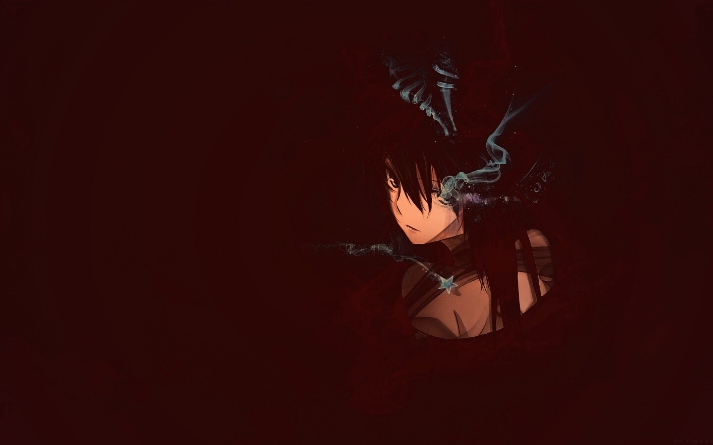 Black rock shooter обои
