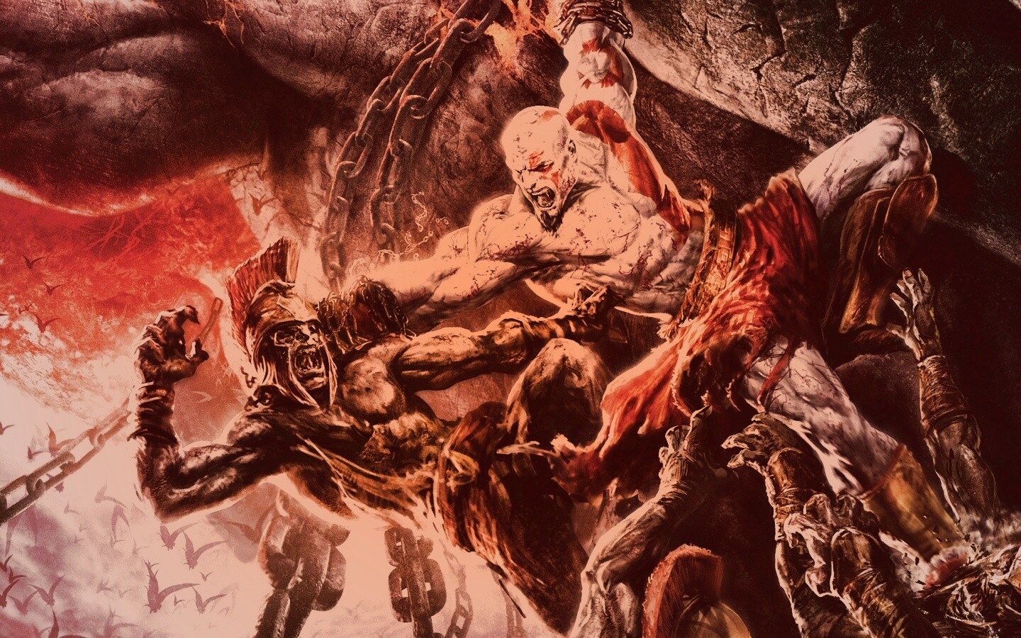 Бог войны обои