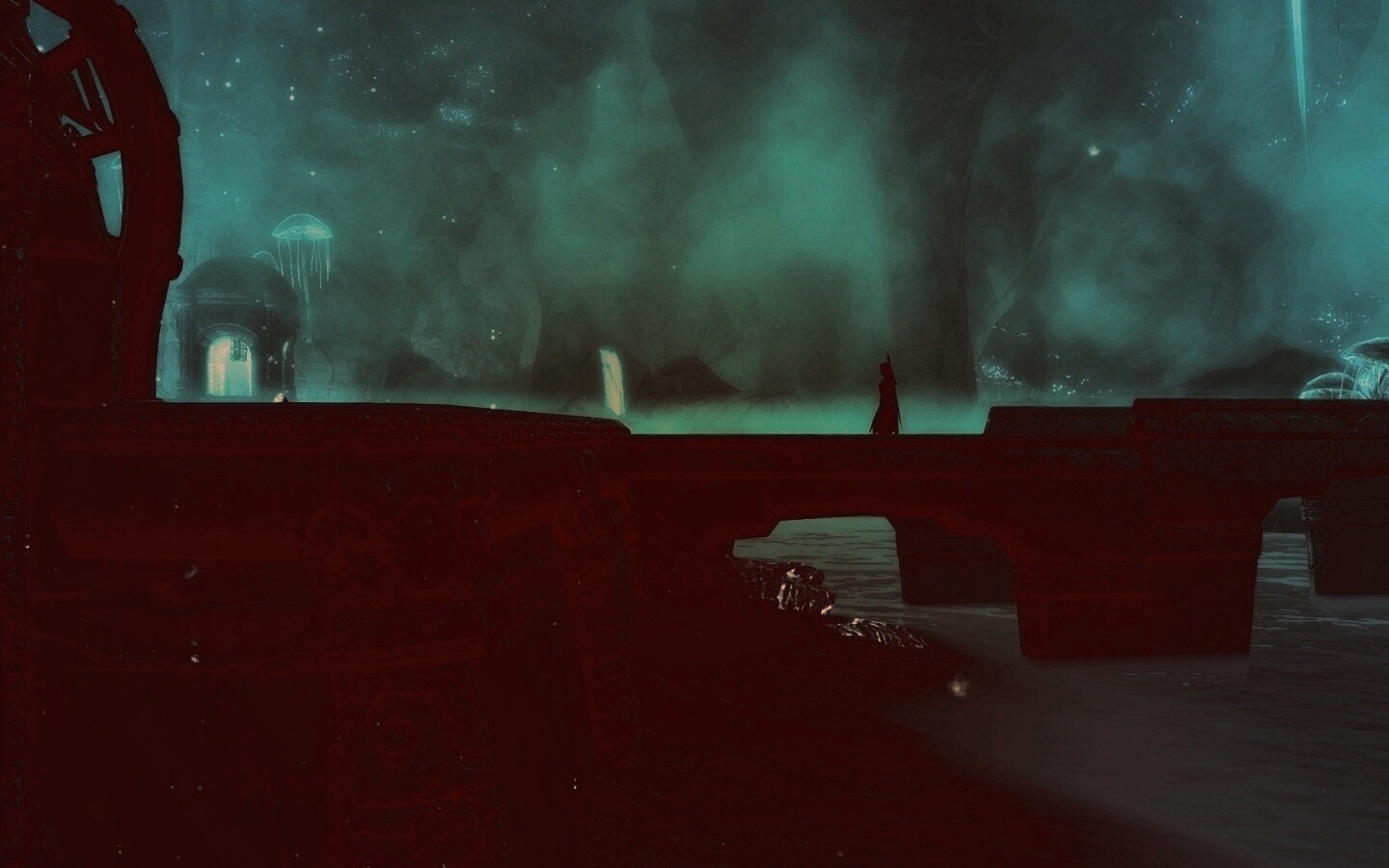 Светящийся путь обои