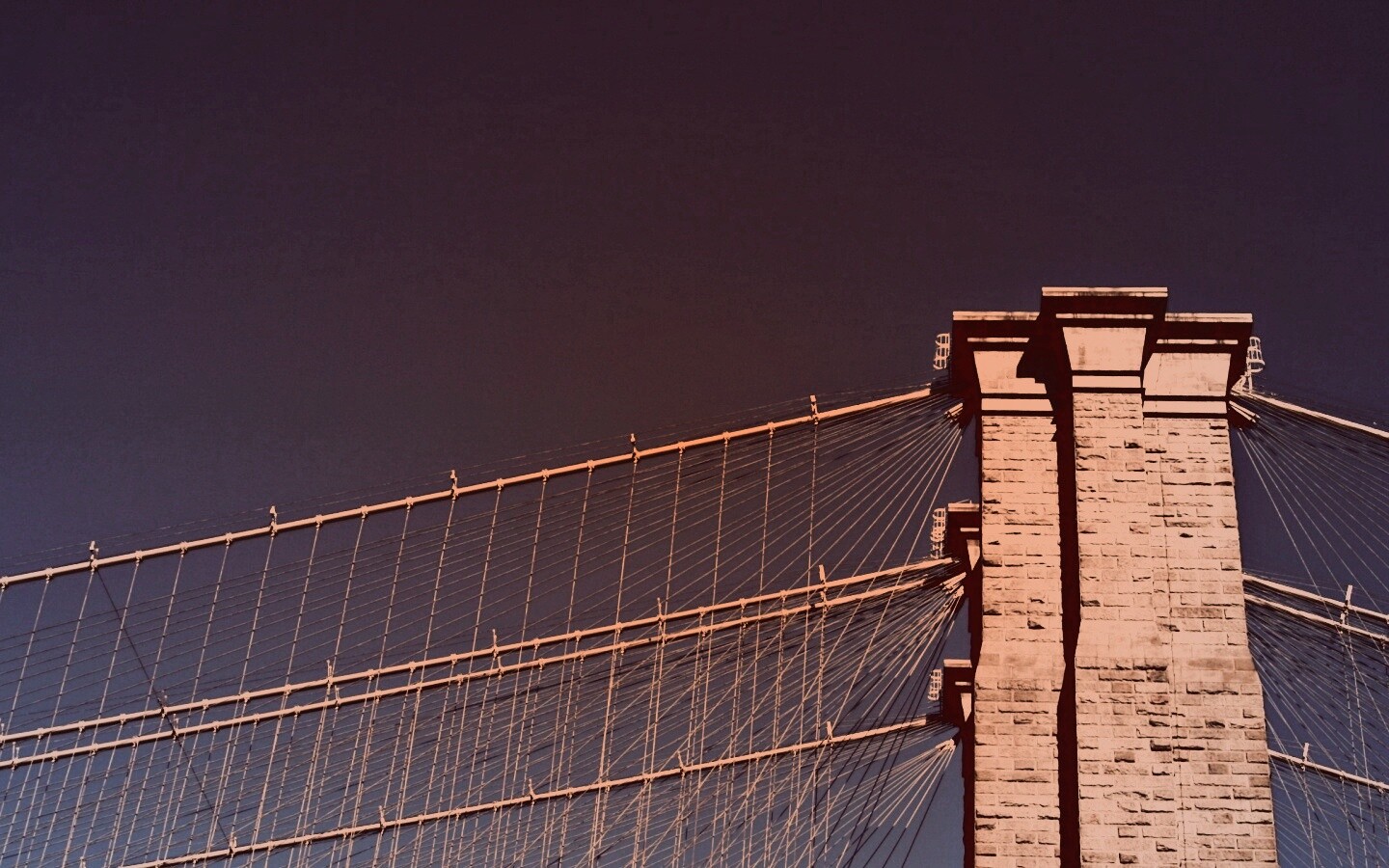 Одна из арок Бруклинского Моста обои