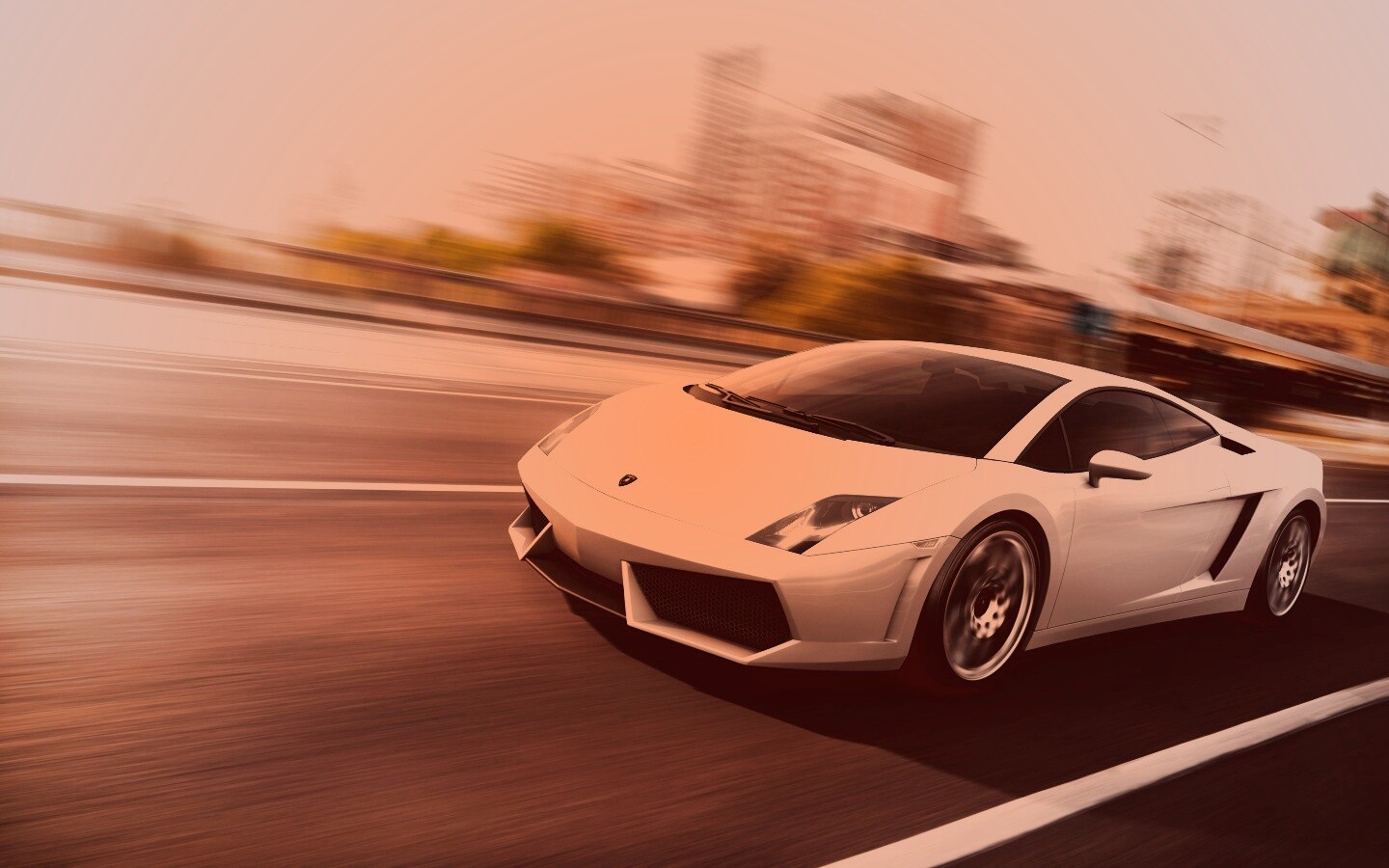 Серый Ламборджини обои