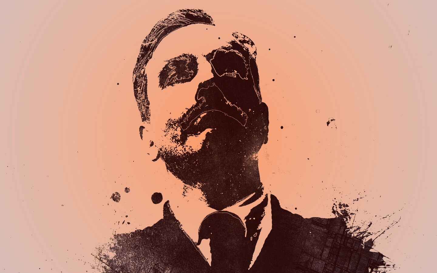 Мужчина в костюме обои