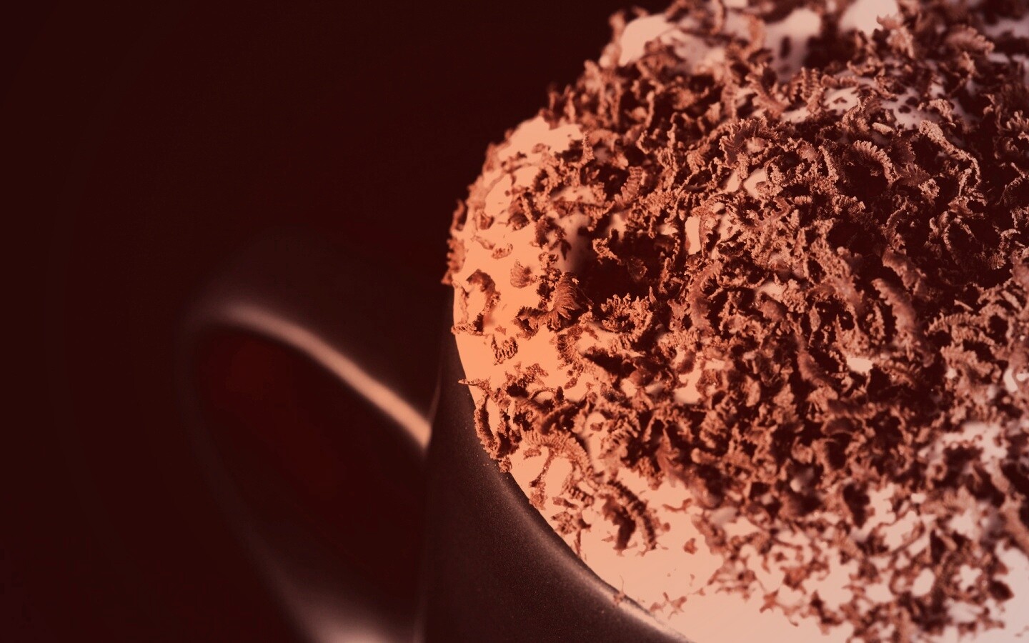 Кофе со сливками и шоколадом обои