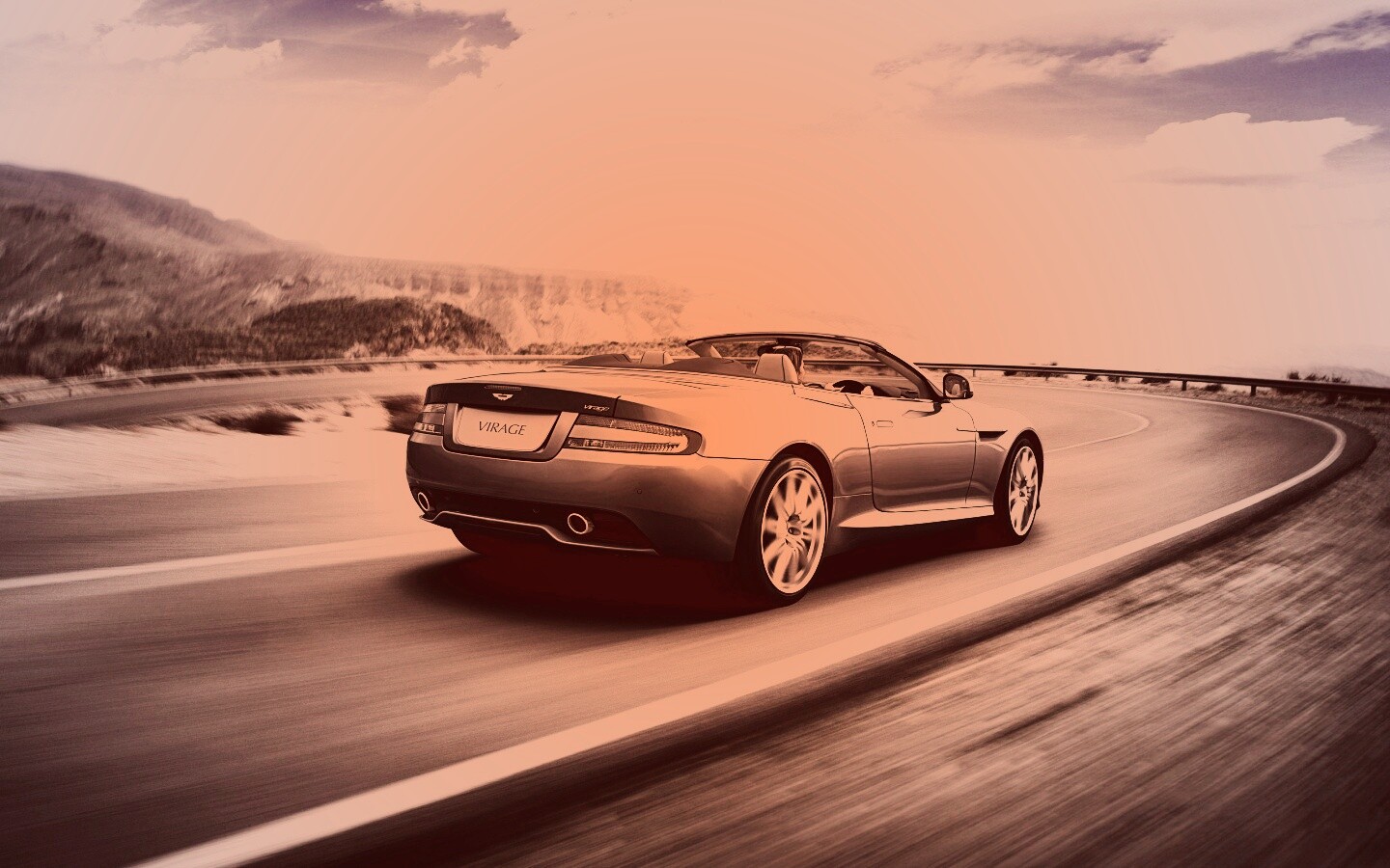 Астон кабриолет обои