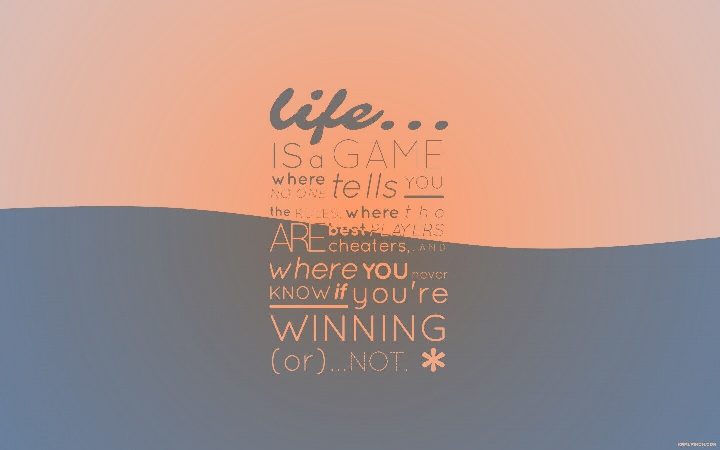 Жизнь - игра обои