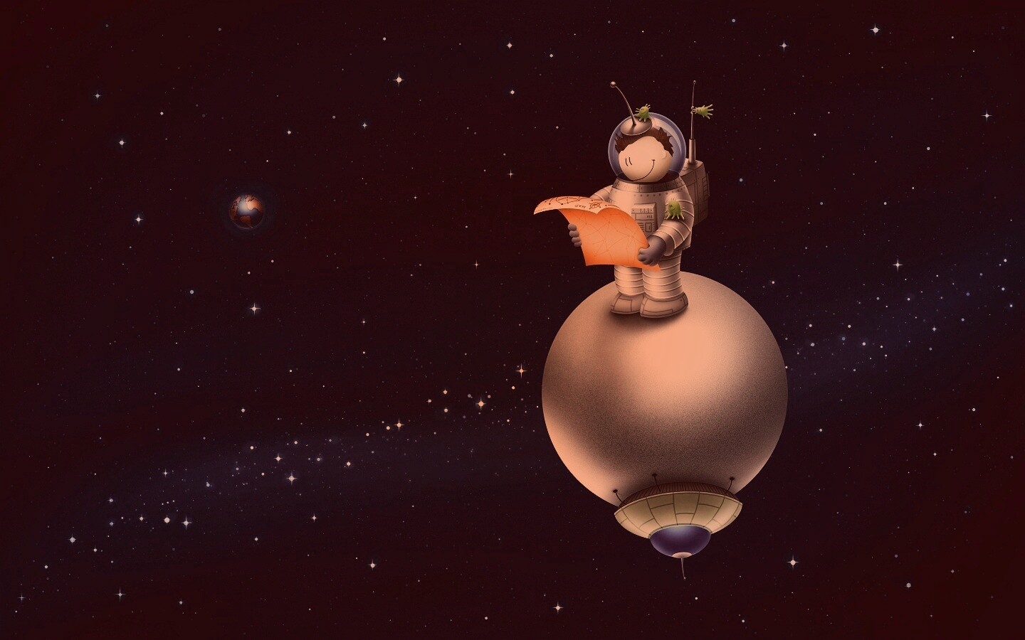 На маленькой планете обои