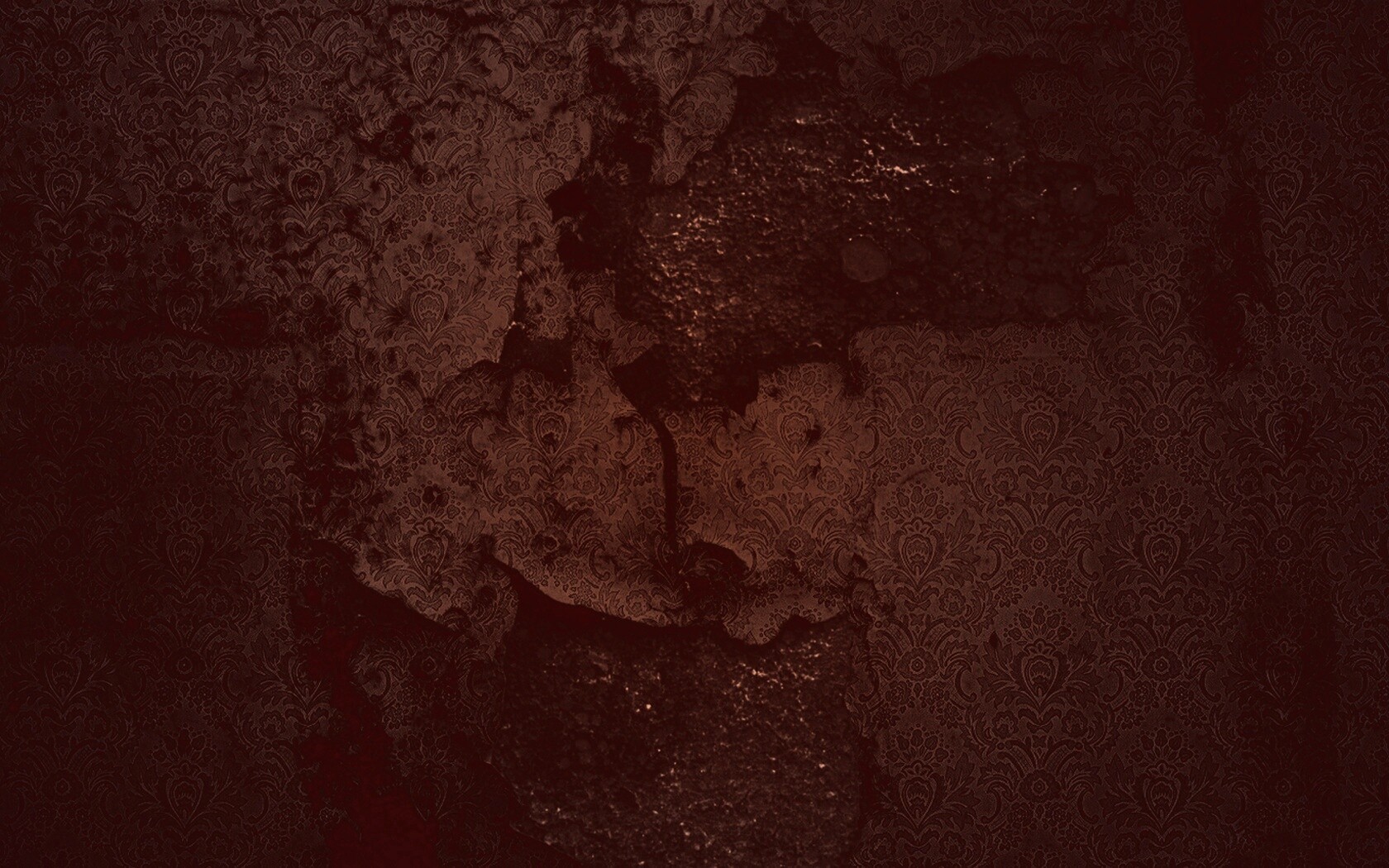 Обгоревшая стена обои