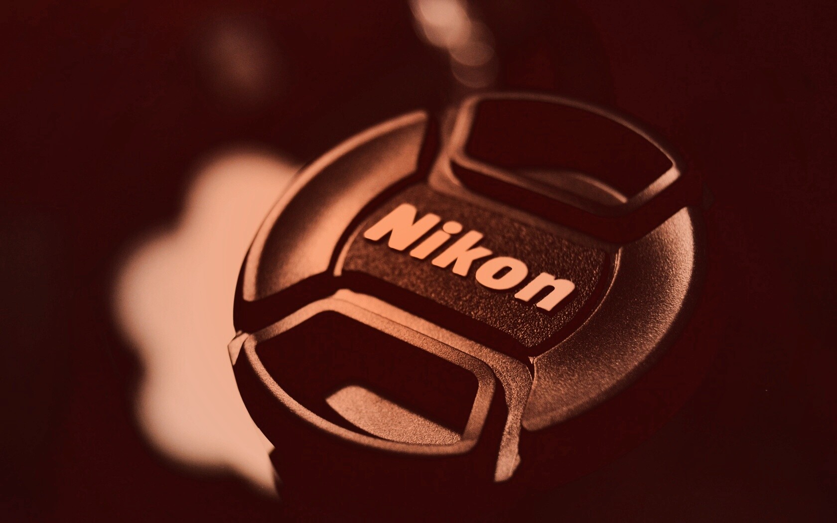 Крышечка от объектива Nikon обои