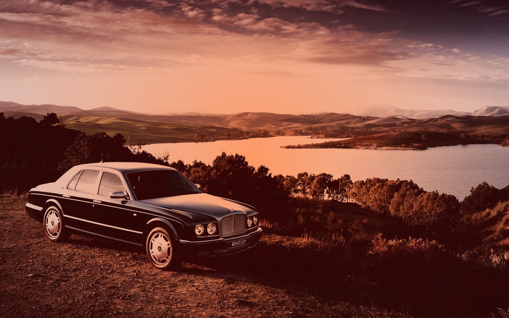 Бентли на природе обои