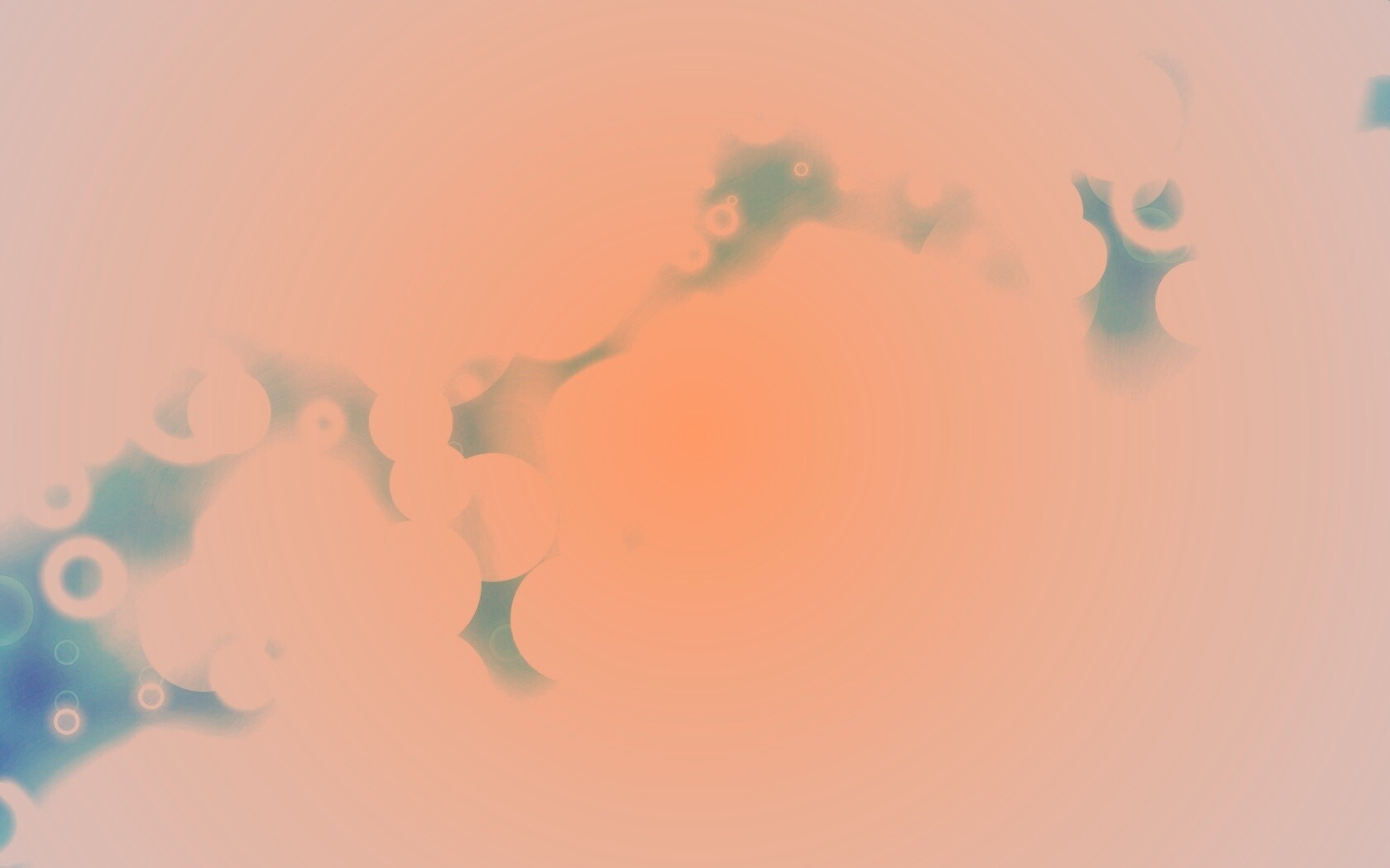 Белые круги и блики обои