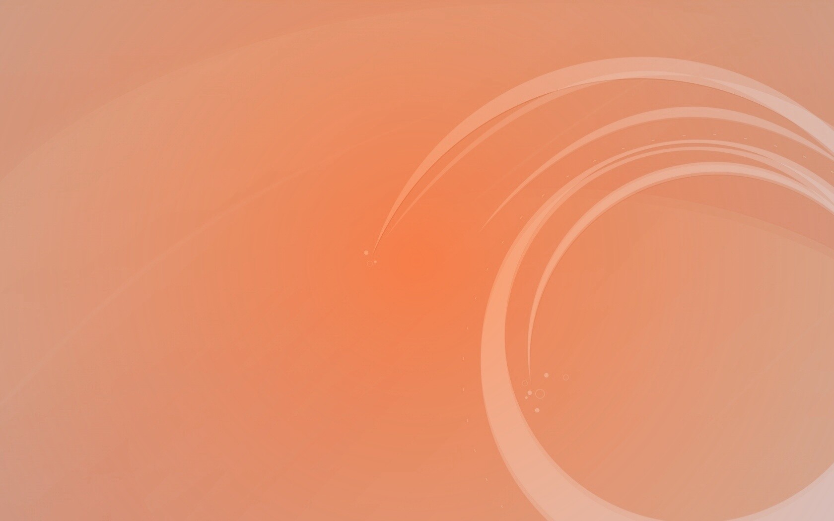 Оранжевая спираль обои