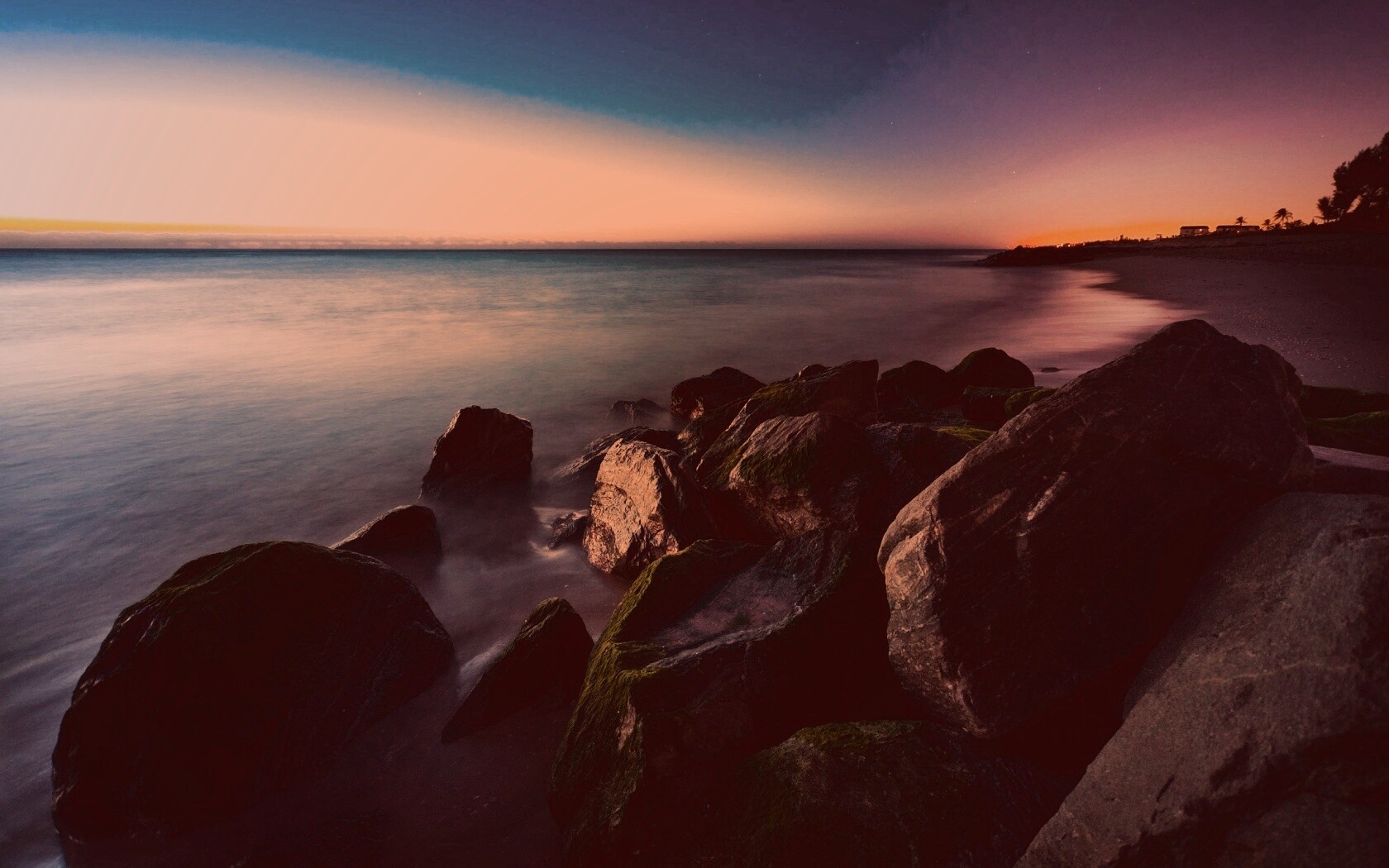 Камни на берегу обои