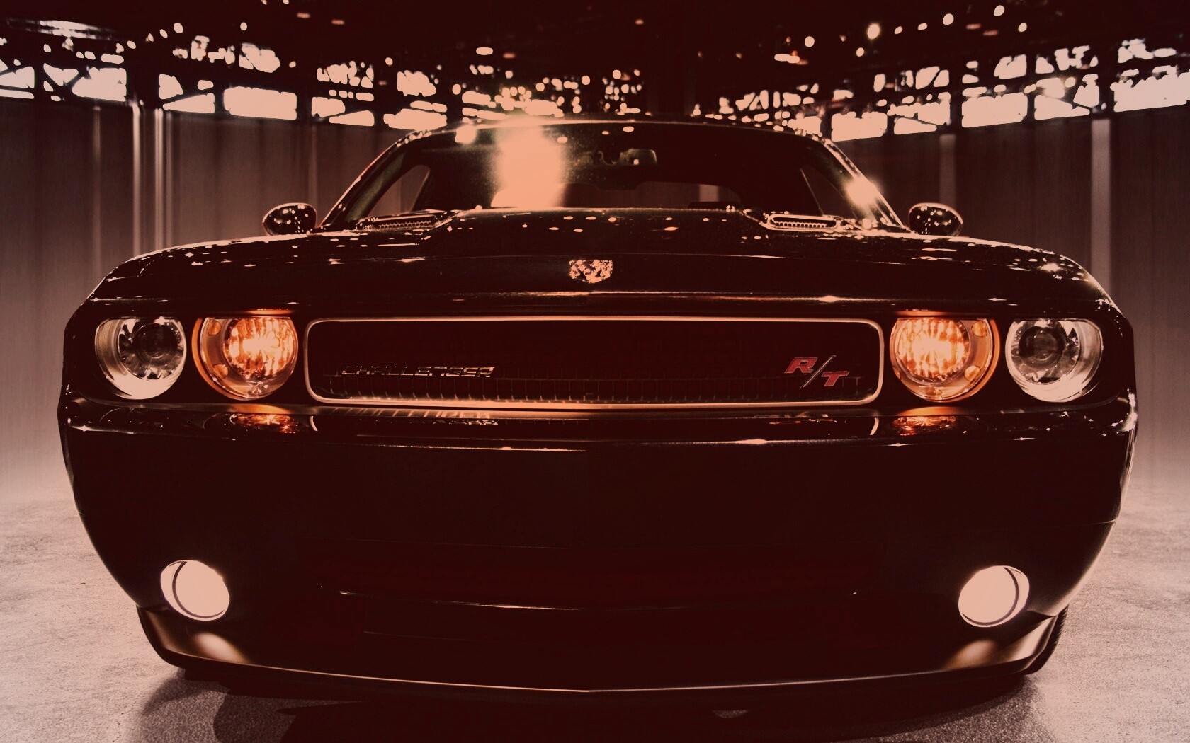 Фары Dodge Challender обои