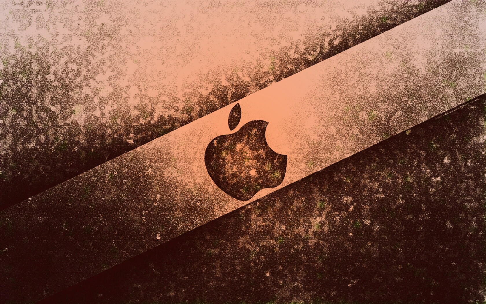 Камуфляжный логотип Эпл обои