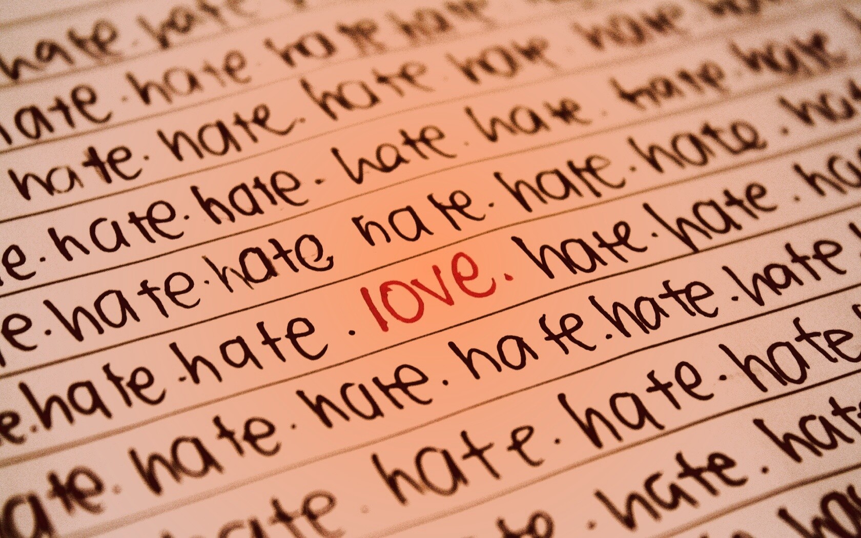 Любовь среди ненависти обои