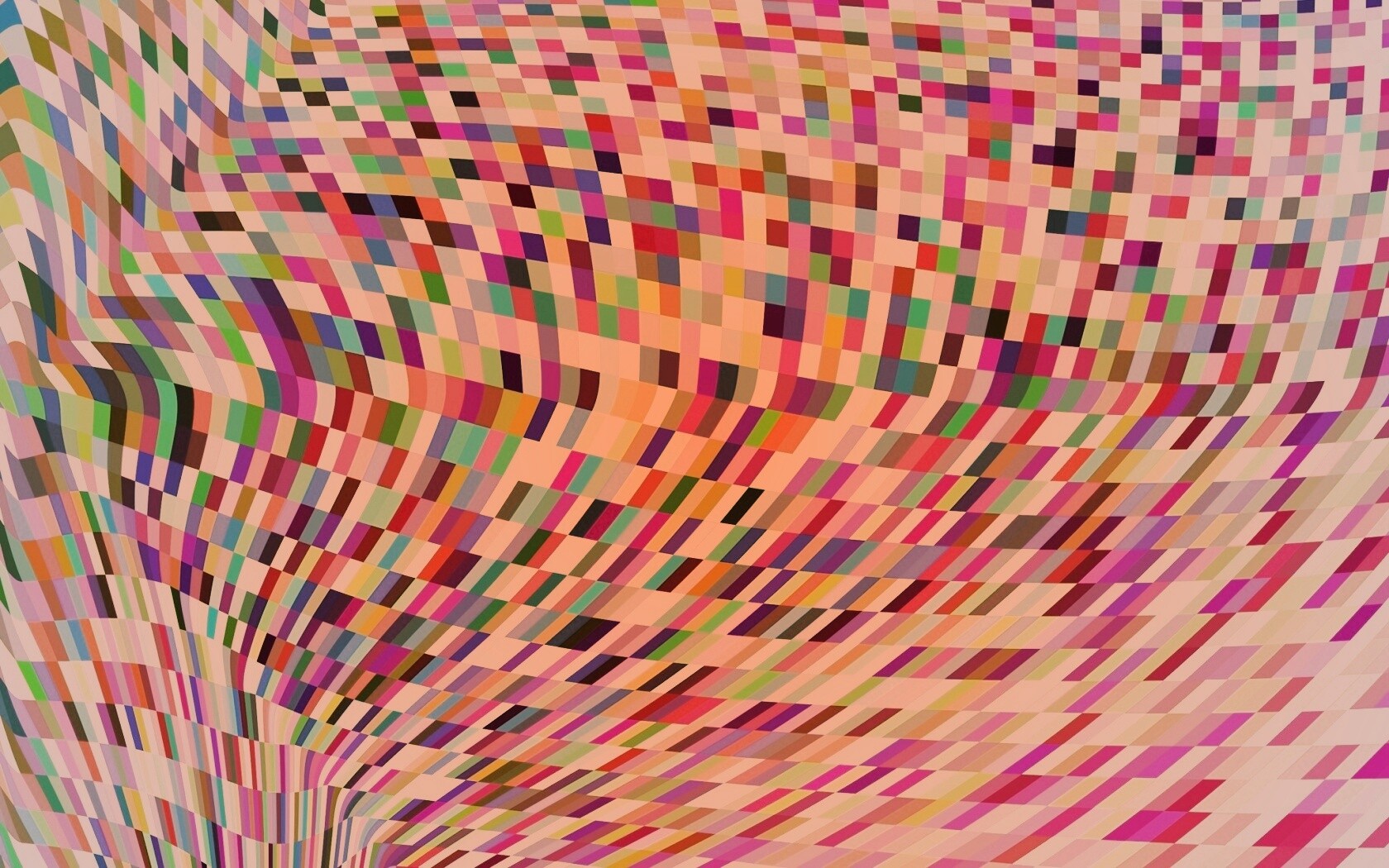 Пиксельная воронка обои